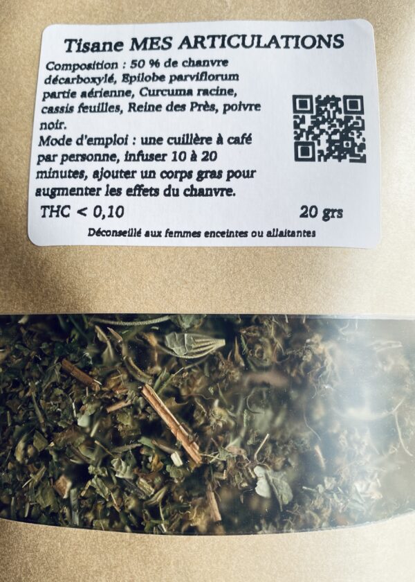 Tisane  Articulations 50 % CBG – Image 3