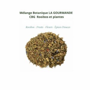 la gourmande CBG Rooibos et plantes