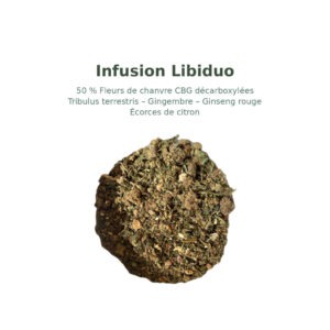 Infusion CBG Libiduo mélange de plantes adaptogénes