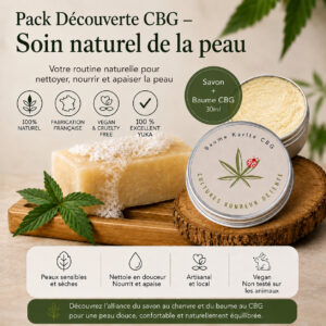 pack decouverte cbg soin naturel de la peau